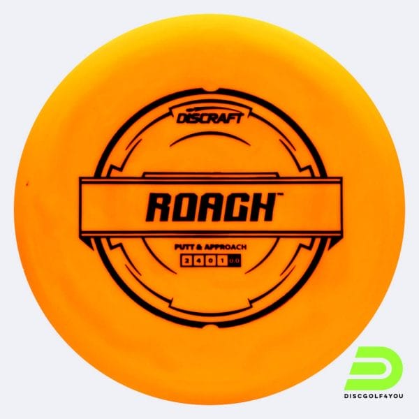 Discraft Roach in classic-orange, putter line plastic
