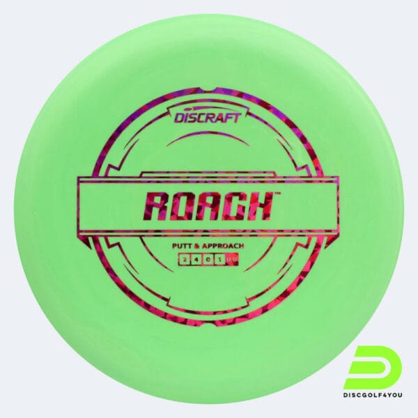 Discraft Roach in green, putter line plastic