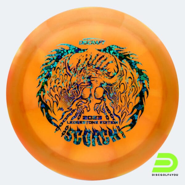 Discraft Scorch 2023 Ledgestone Edition in orange, im Z Swirl Kunststoff und ohne Spezialeffekt