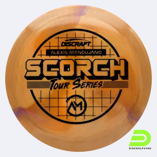 Discraft Scorch - Alexis Mandujano Tour Series in classic-orange, esp plastic and burst effect