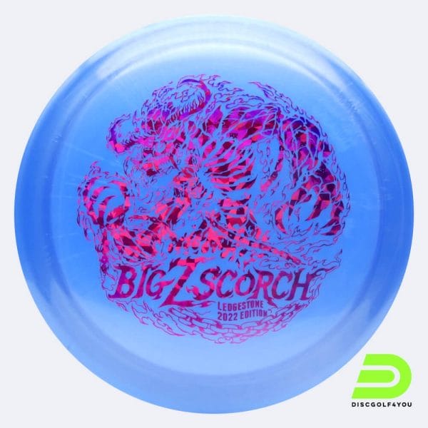 Discraft Scorch Ledgestone 2022 Edition in blue, big z plastic