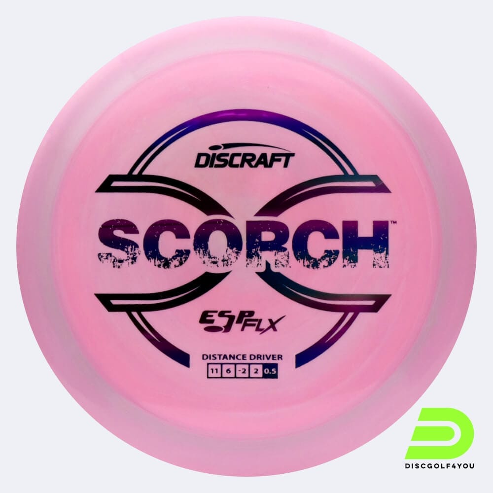 Discraft Scorch in rosa, im ESP FLX Kunststoff und ohne Spezialeffekt