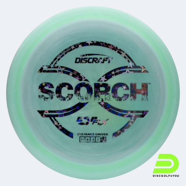 Discraft Scorch in türkis, im ESP FLX Kunststoff und burst Spezialeffekt