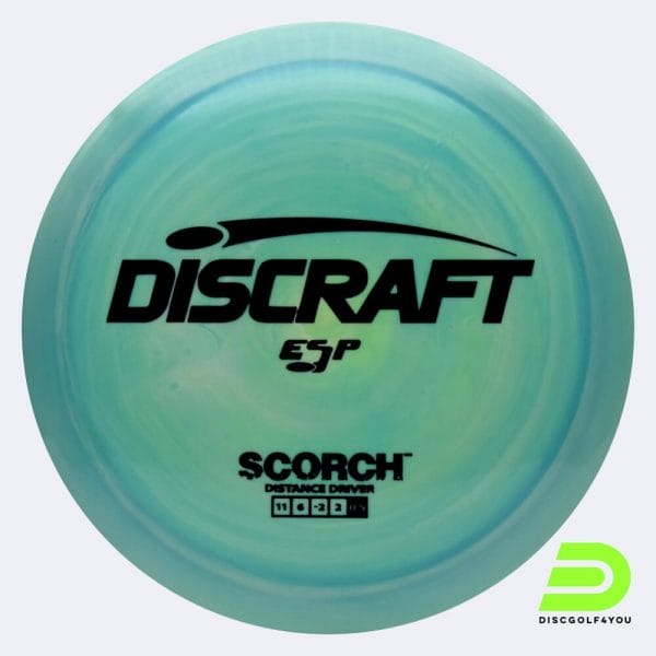 Discraft Scorch in turquoise, esp plastic