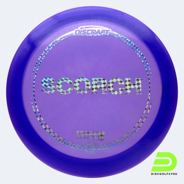 Discraft Scorch in purple, z-line plastic