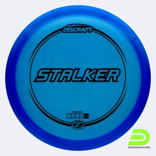 Discraft Stalker in blue, z-line plastic
