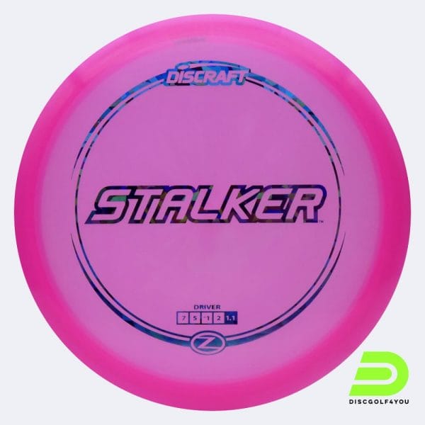 Discraft Stalker in pink, z-line plastic
