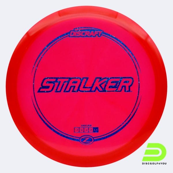 Discraft Stalker in red, z-line plastic