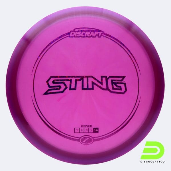 Discraft Sting in purple, z-line plastic