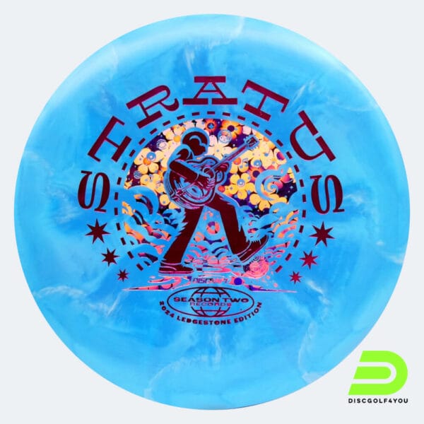 Discraft Stratus Ledgestone Edition in blau, im Z Swirl Kunststoff und burst Spezialeffekt