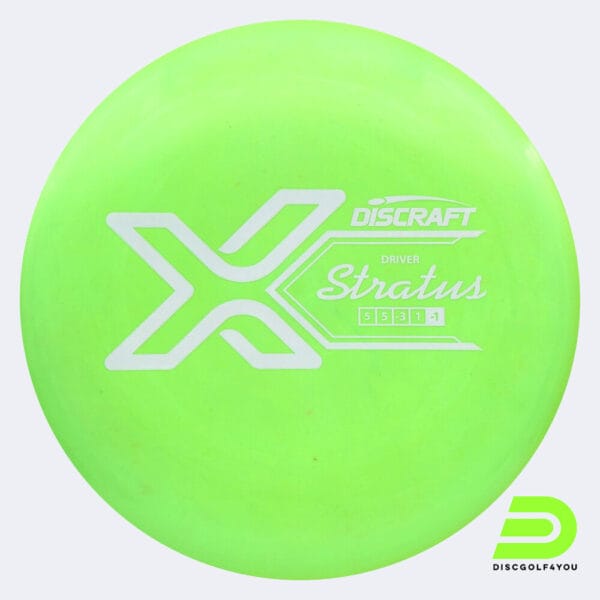 Discraft Stratus in hellgrün, im X-Line Kunststoff und ohne Spezialeffekt