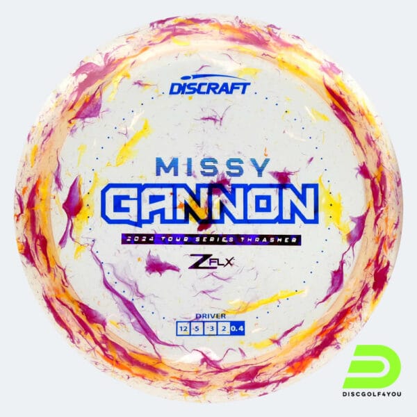 Discraft Thrasher - Missy Gannon Tour Series in pink, jawbreaker z flx plastic