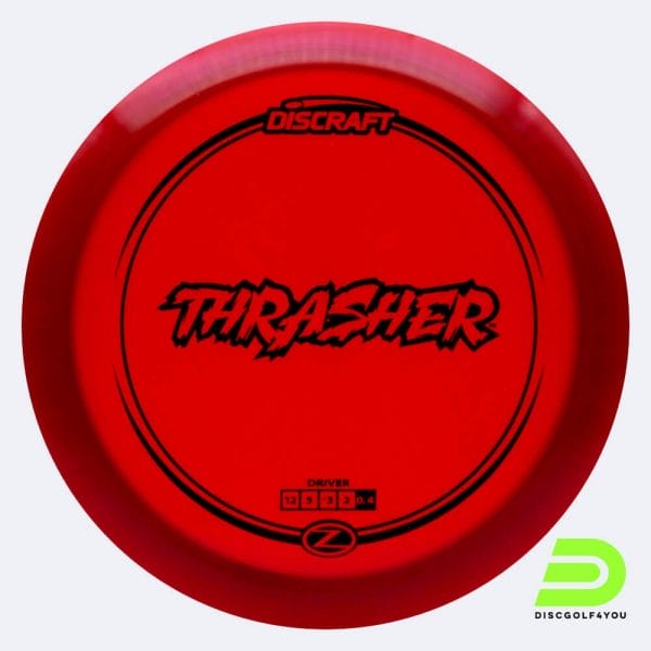 Discraft Thrasher in red, z-line plastic
