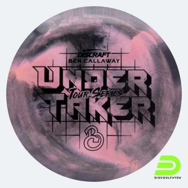 Discraft Undertaker - Ben Callaway Tour Series in grau, im ESP Kunststoff und burst Spezialeffekt