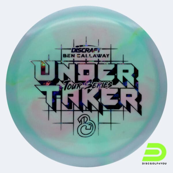 Discraft Undertaker - Ben Callaway Tour Series in turquoise, esp plastic