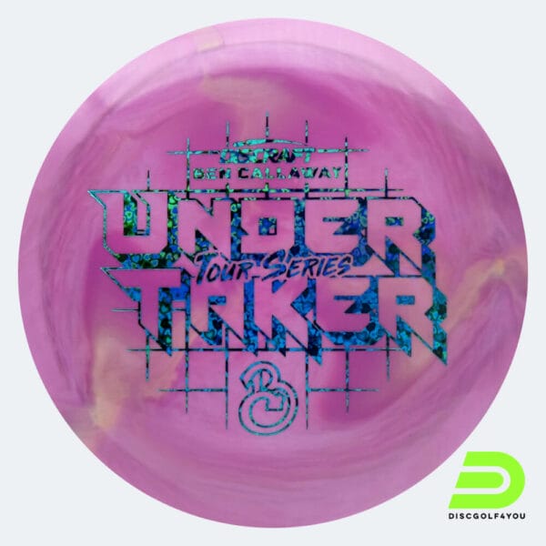 Discraft Undertaker - Ben Callaway Tour Series in violett, im ESP Kunststoff und burst Spezialeffekt