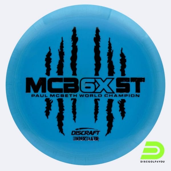 Discraft Undertaker - McBeth 6x Claw in hellblau, im ESP Kunststoff und ohne Spezialeffekt