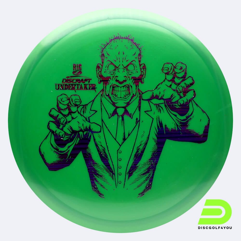 Discraft Undertaker in green, big z plastic