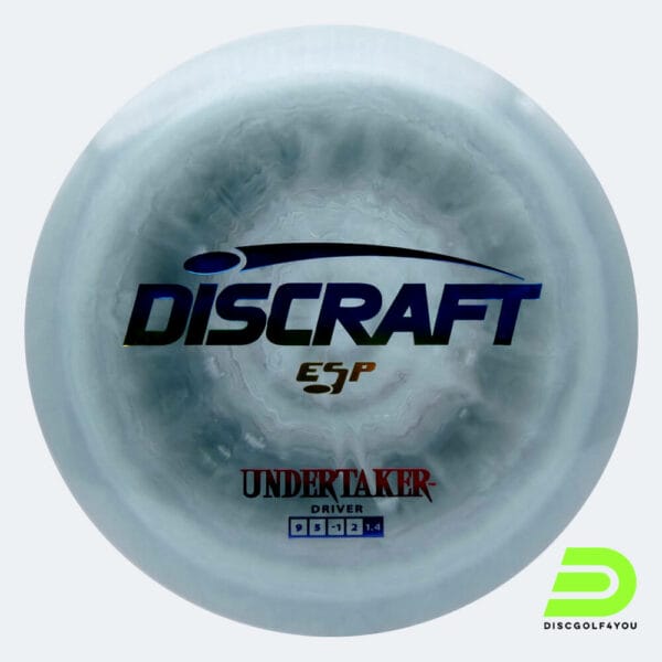 Discraft Undertaker in grau, im ESP Kunststoff und burst Spezialeffekt