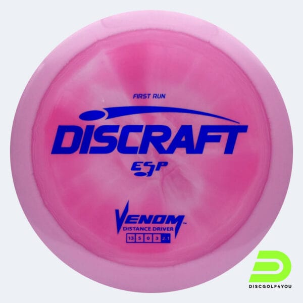 Discraft Venom in pink, esp plastic and first run/burst effect
