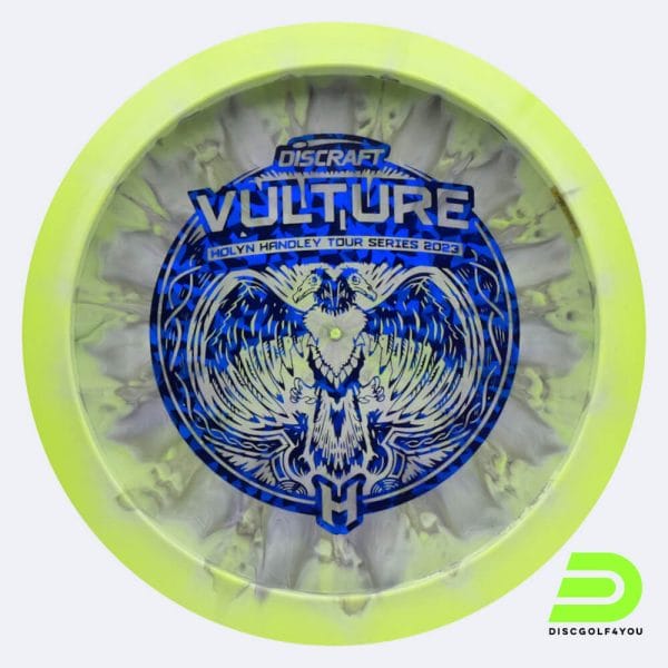 Discraft Vulture Holyn Handley Tour Series 2023 in light-green, esp plastic and bottomprint/burst effect