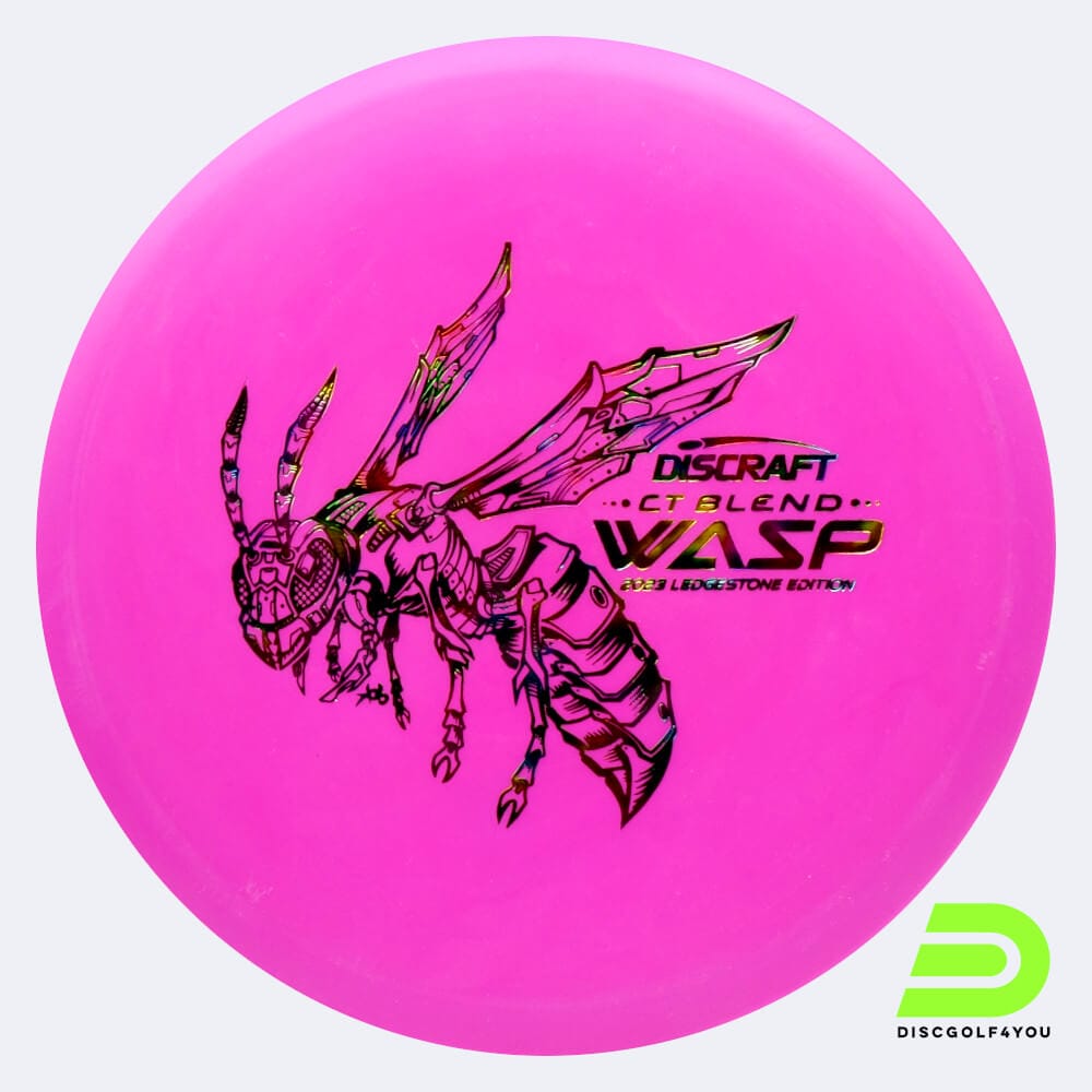 Discraft Wasp 2023 Ledgestone Edition in pink, ct blend plastic
