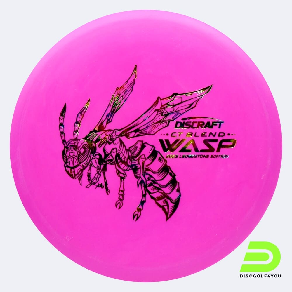 Discraft Wasp 2023 Ledgestone Edition in rosa, im CT Blend Kunststoff und ohne Spezialeffekt