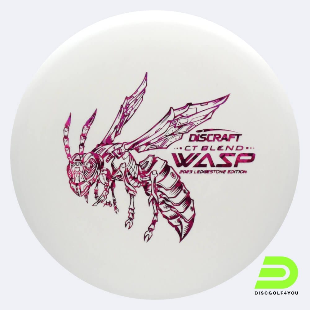 Discraft Wasp 2023 Ledgestone Edition in weiss, im CT Blend Kunststoff und ohne Spezialeffekt