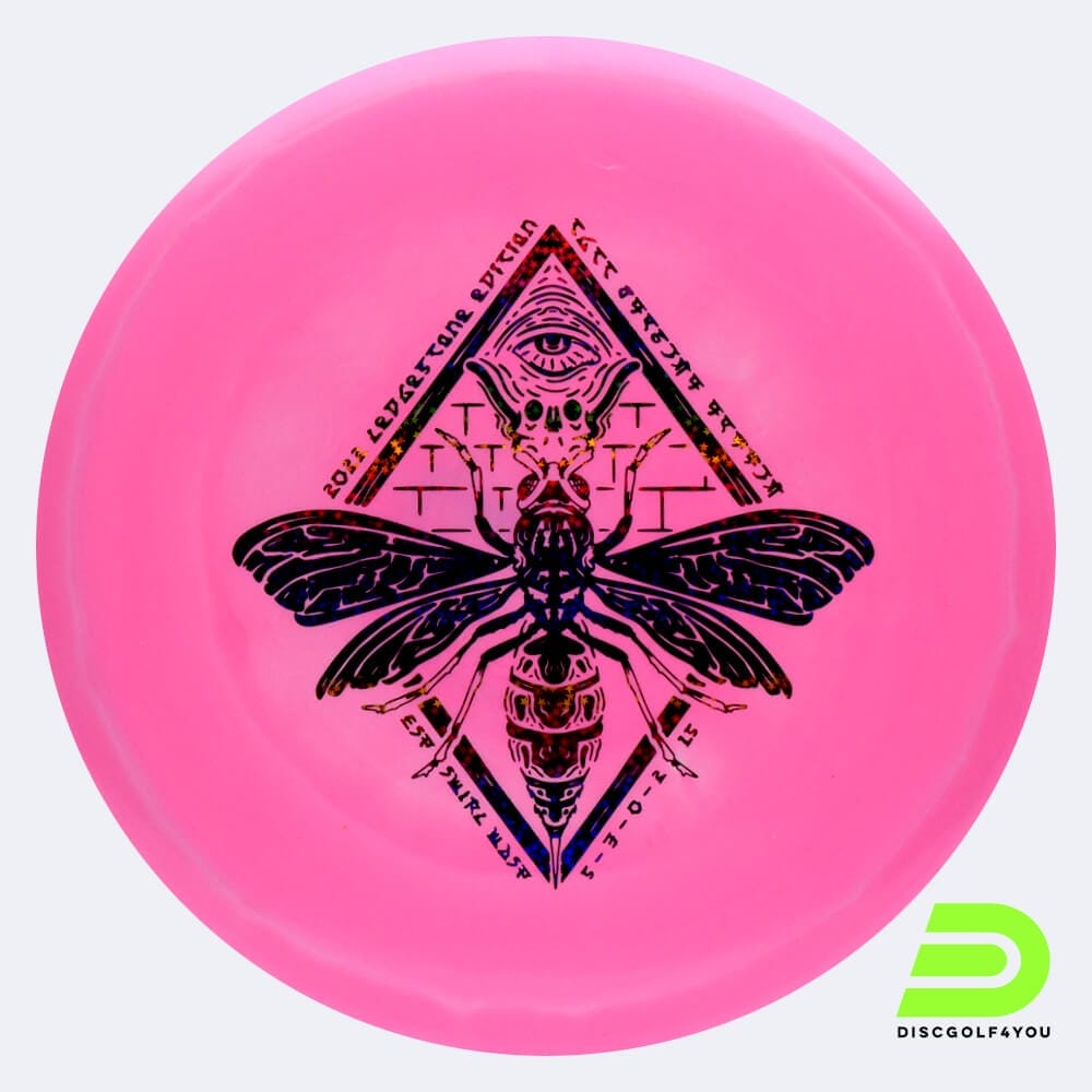 Discraft Wasp 2023 Ledgestone Edition in rosa, im ESP Kunststoff und burst Spezialeffekt