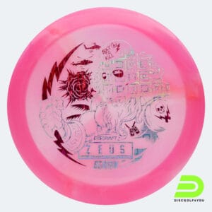 Discraft Zeus 2024 Ledgestone Edition in pink, z swirl plastic