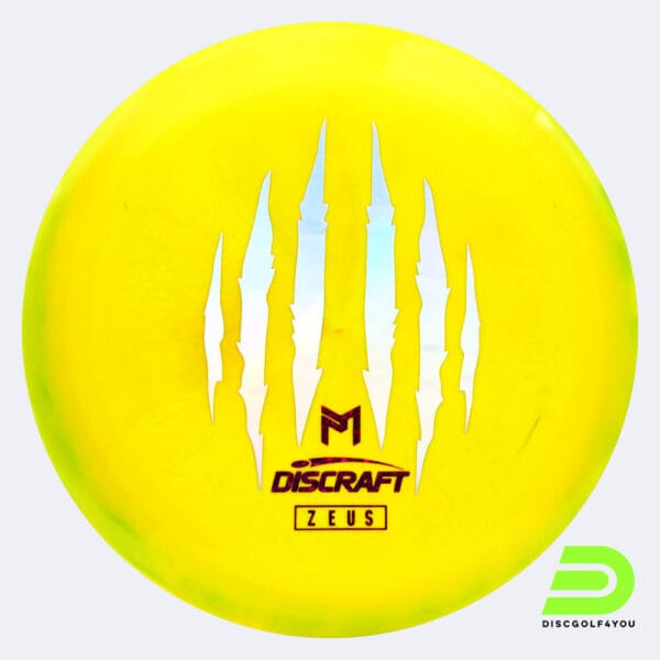 Discraft Zeus - McBeth 6x Claw in gelb, im ESP Kunststoff und ohne Spezialeffekt