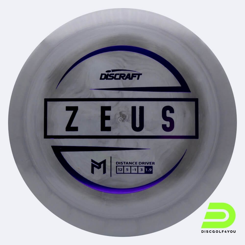 Discraft Zeus - Paul McBeth Signature Series in grau, im ESP Kunststoff und ohne Spezialeffekt