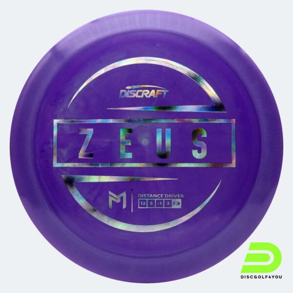 Discraft Zeus - Paul McBeth Signature Series in violett, im ESP Kunststoff und ohne Spezialeffekt