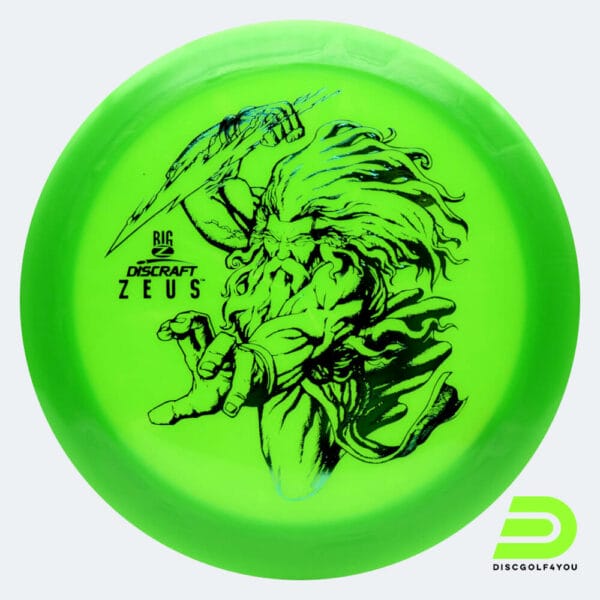 Discraft Zeus in hellgrün, im Big Z Kunststoff und ohne Spezialeffekt