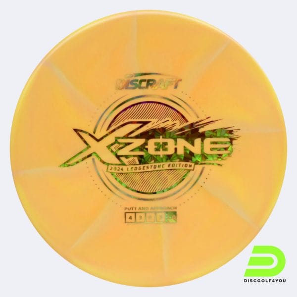 Discraft Zone 2024 Ledgestone Edition in classic-orange, x swirly plastic