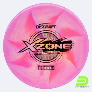 Discraft Zone 2024 Ledgestone Edition in rosa, im X Swirly Kunststoff und burst Spezialeffekt