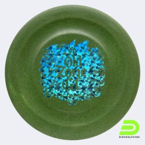 Discraft Zone GT Ledgestone Edition in green, rubber blend plastic