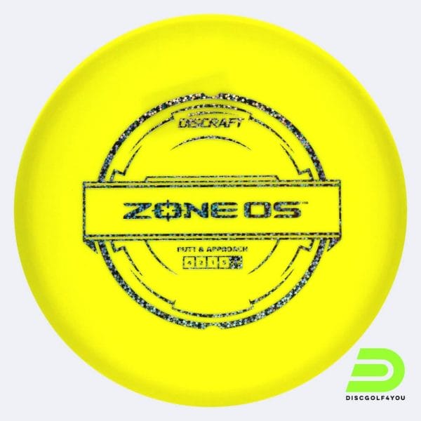 Discraft Zone OS in gelb, im Putter Line Kunststoff und ohne Spezialeffekt