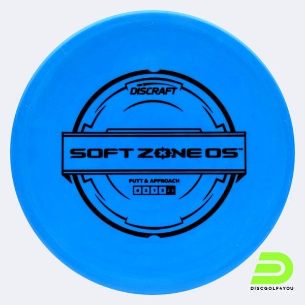 Discraft Zone OS in blau, im Soft Putter Line Kunststoff und ohne Spezialeffekt