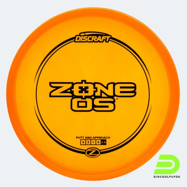 Discraft Zone OS in classic-orange, z-line plastic