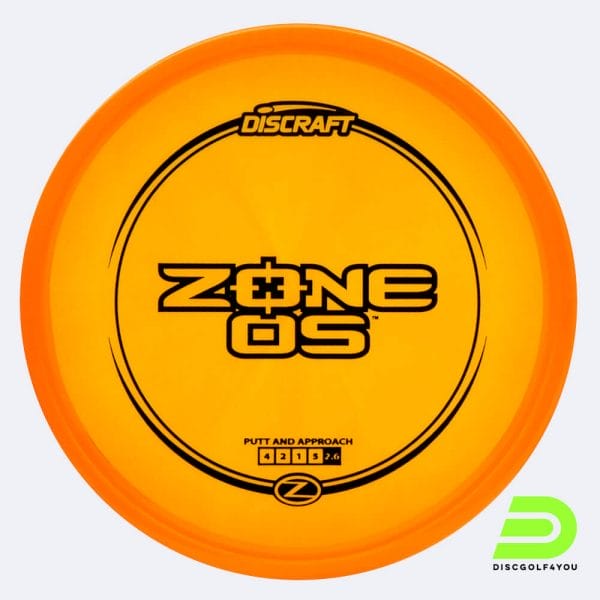 Discraft Zone OS in classic-orange, z-line plastic