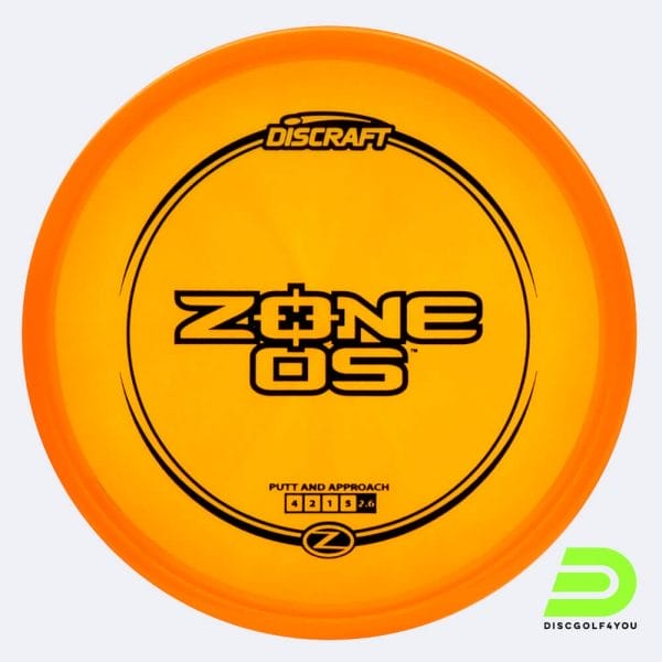 Discraft Zone OS in orange, im Z-Line Kunststoff und ohne Spezialeffekt
