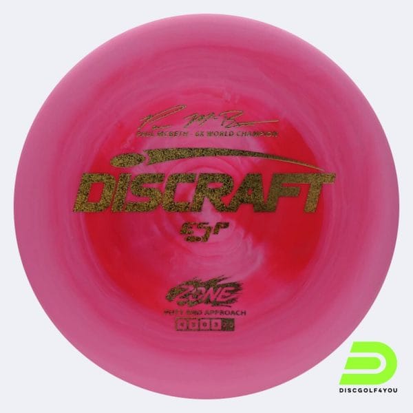 Discraft Zone - Paul McBeth Signature Series in rosa, im ESP Kunststoff und ohne Spezialeffekt