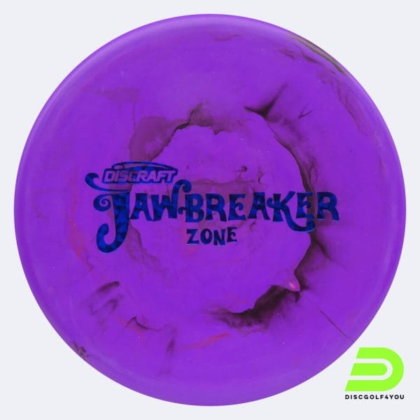 Discraft Zone in purple, jawbreaker plastic