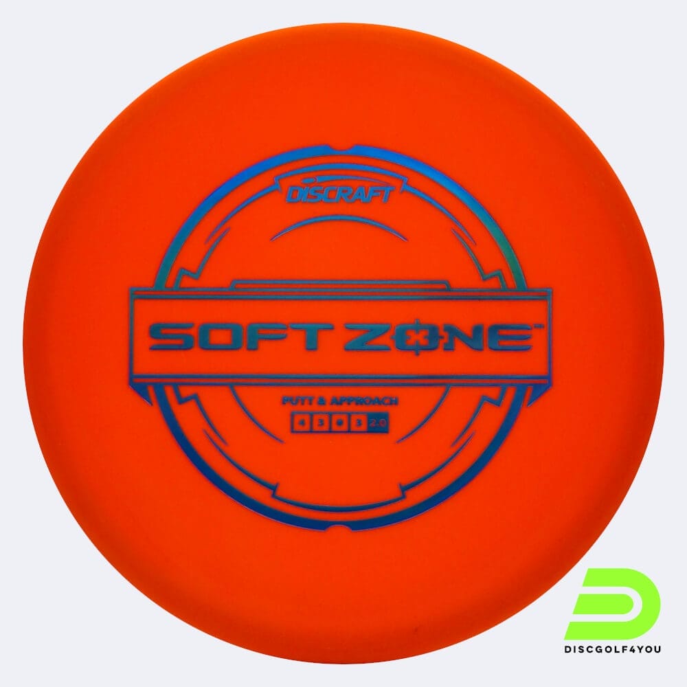 Discraft Zone in orange, im Soft Putter Line Kunststoff und ohne Spezialeffekt