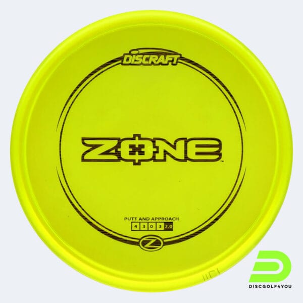 Discraft Zone in gelb, im Z-Line Kunststoff und ohne Spezialeffekt