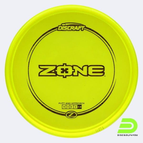 Discraft Zone in gelb, im Z-Line Kunststoff und ohne Spezialeffekt
