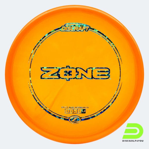 Discraft Zone in orange, im Z-Line Kunststoff und ohne Spezialeffekt