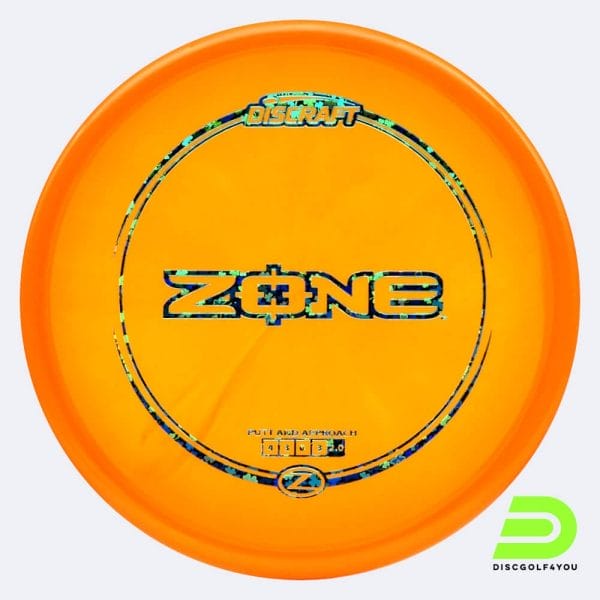 Discraft Zone in orange, im Z-Line Kunststoff und ohne Spezialeffekt