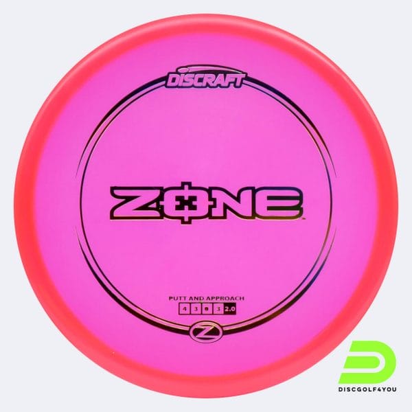 Discraft Zone in pink, z-line plastic